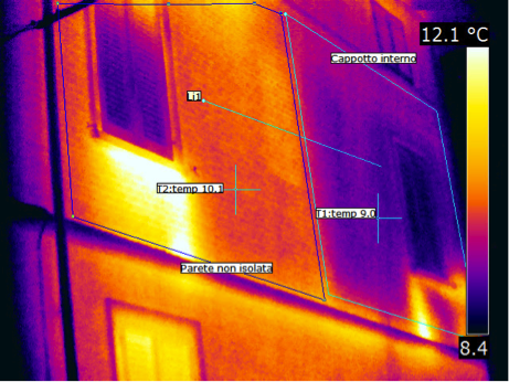 isolamento termografia