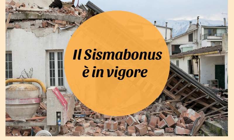 sisma-bonus in vigore