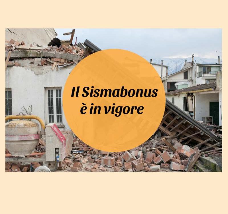 sisma-bonus in vigore