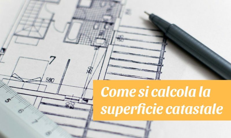 come si calcola la superficie catastale
