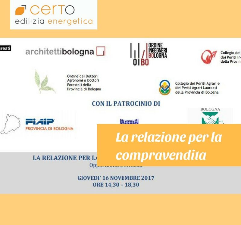 la relazione per la compravendita