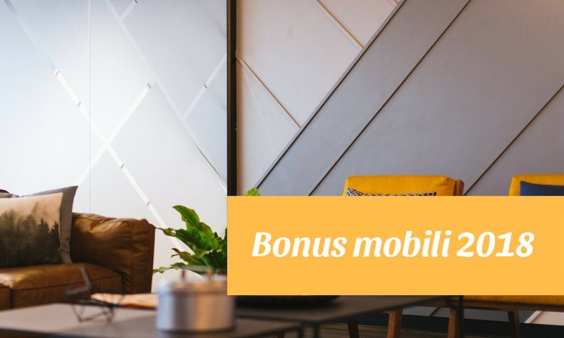 bonus mobili 2018