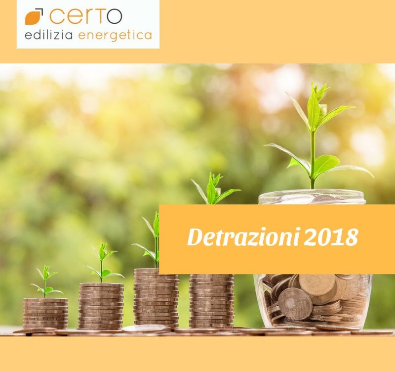 detrazione fiscale 2018