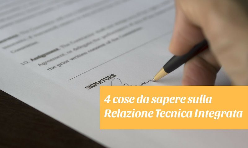 dettagli Relazione Tecnica Integrata