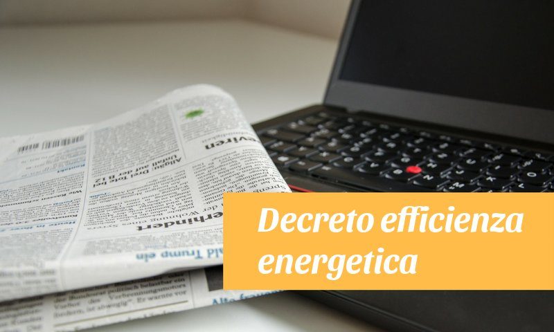 decreto efficienza energetica