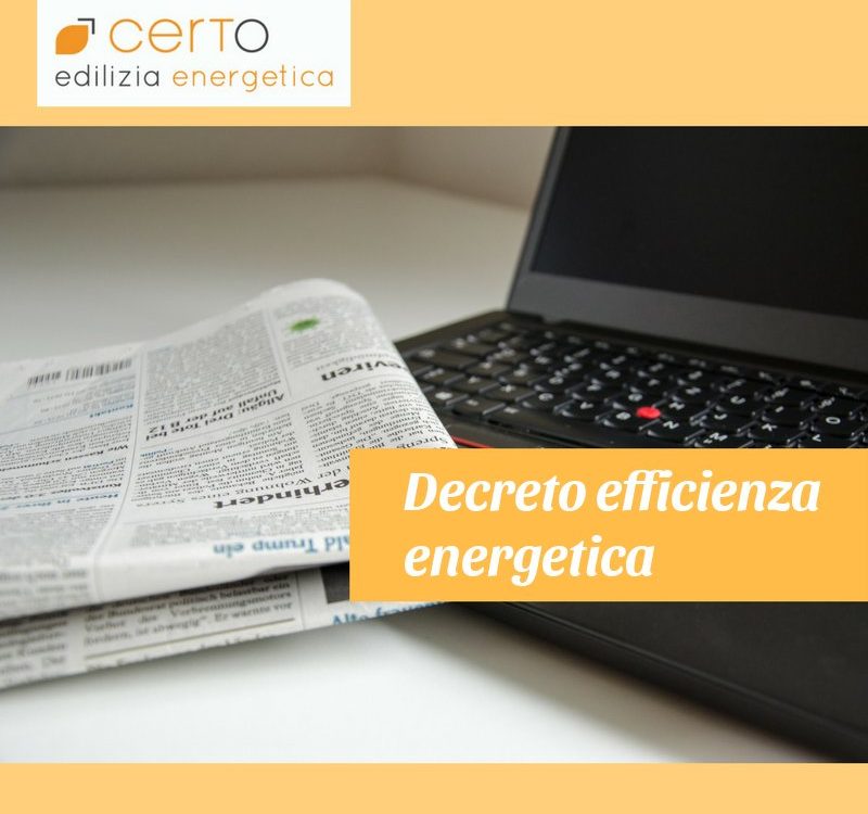 decreto efficienza energetica