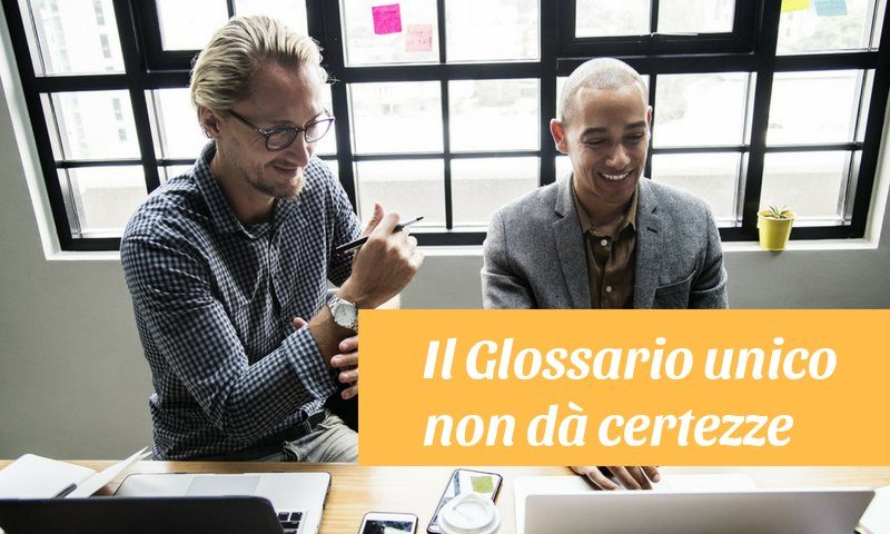 incertezza del glossario unico