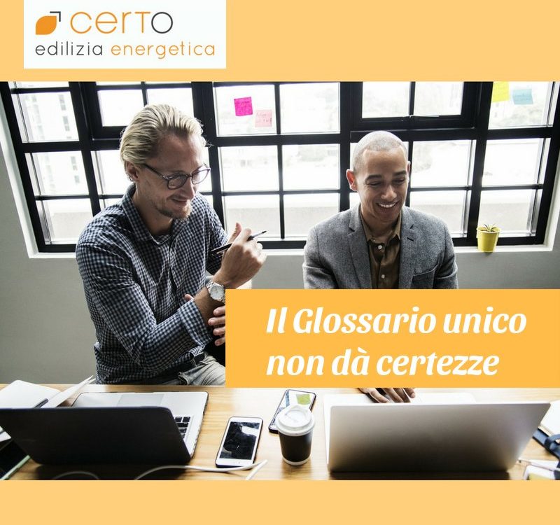 incertezza del glossario unico