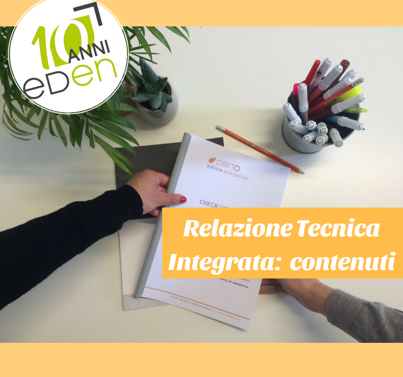 contenuti della Relazione Tecnica Integrata