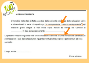 conformità di un immobile nella relazione tecnica integrata