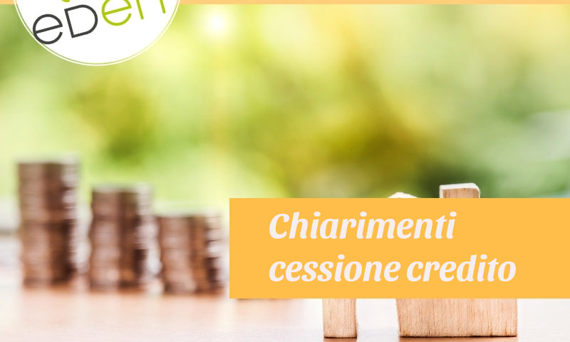 chiarimenti cessione del credito