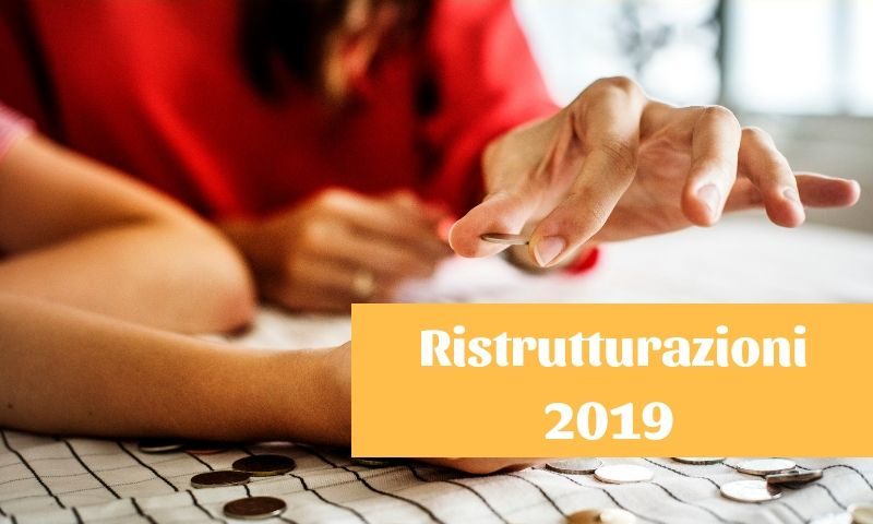 ristrutturazioni 2019