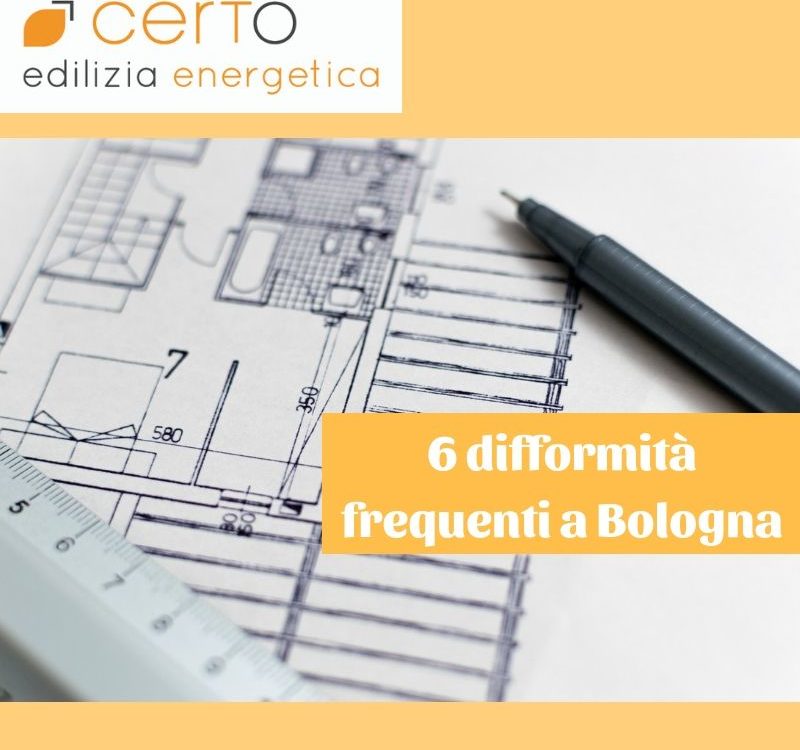 6 difformità urbanistiche e catastali a Bologna
