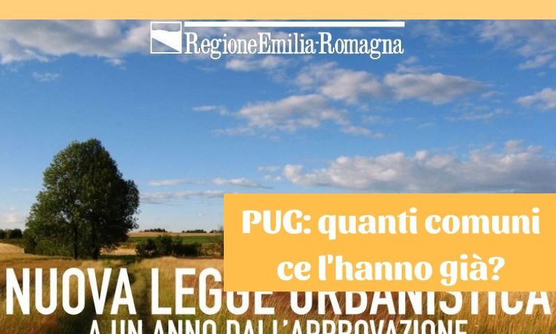 quanti comuni hanno adottato il PUG