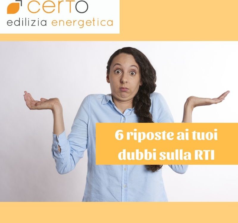 6 risposte ai tuoi dubbi sulla Relazione Tecnica Integrata