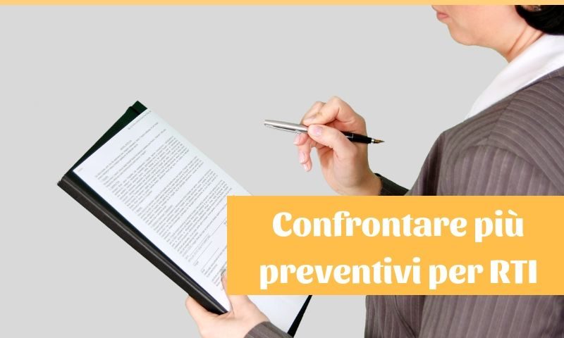 come confrontare più preventivi per la relazione tecnica di compravendita