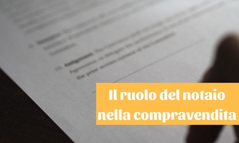 il ruolo del notaio