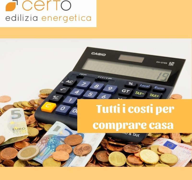 tutti i costi per comprare casa