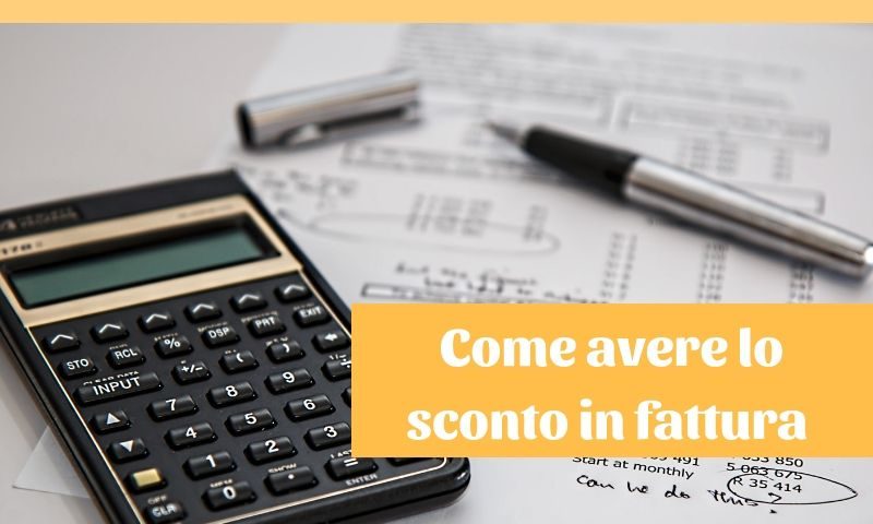 ecobonus e simabonus sconto in fattura