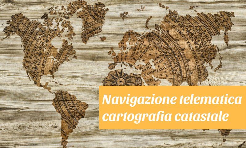 Navigazione telematica delle mappe catastali