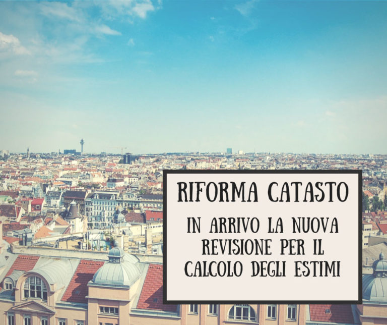 La nuova riforma catastale CERTO edilizia energetica